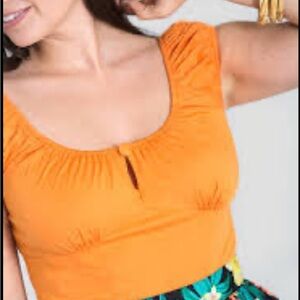 🧡Hell Bunny Melissa top🍊